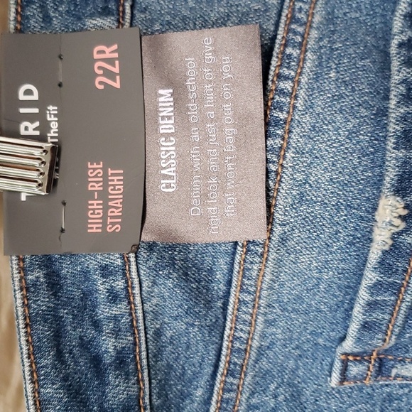 TORRID Mom Straight Vintage Stretch High-Rise Button Fly Jeans 22 new nwt - Picture 14 of 16